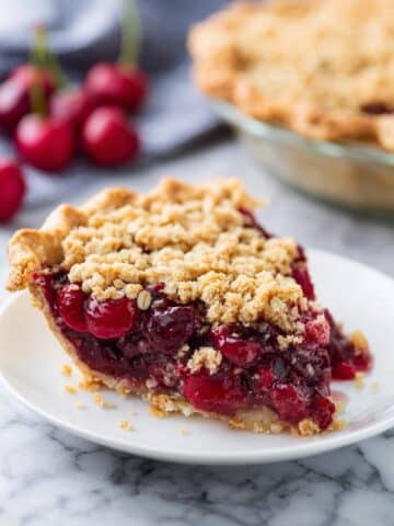 Cherry Crumble Pie Recipe