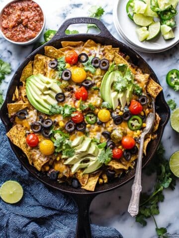 No-Roll Skillet Black Bean Vegetarian Enchiladas Verde Recipe