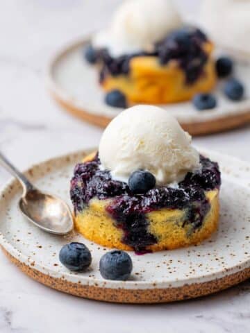 Blueberry Upside Down Cakes Recipe