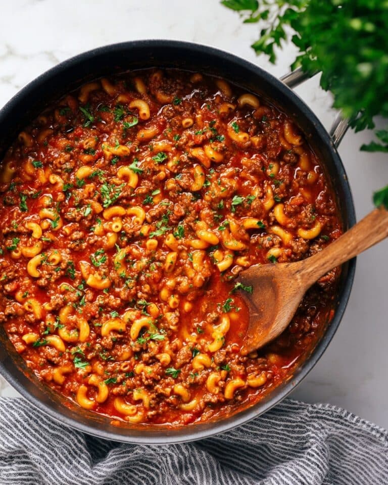 Creamy Hamburger Helper with Cheddar and Tomatoes Recipe
