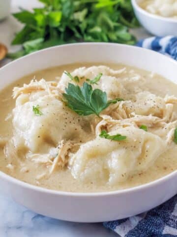 Old-Fashioned Chicken and Dumplings Recipe