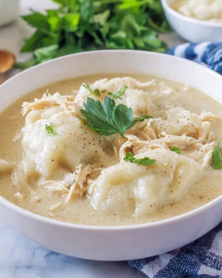 Old-Fashioned Chicken and Dumplings Recipe