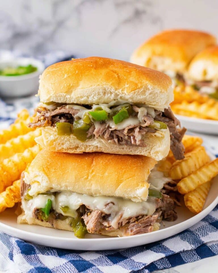 Philly Cheesesteak Sliders Recipe