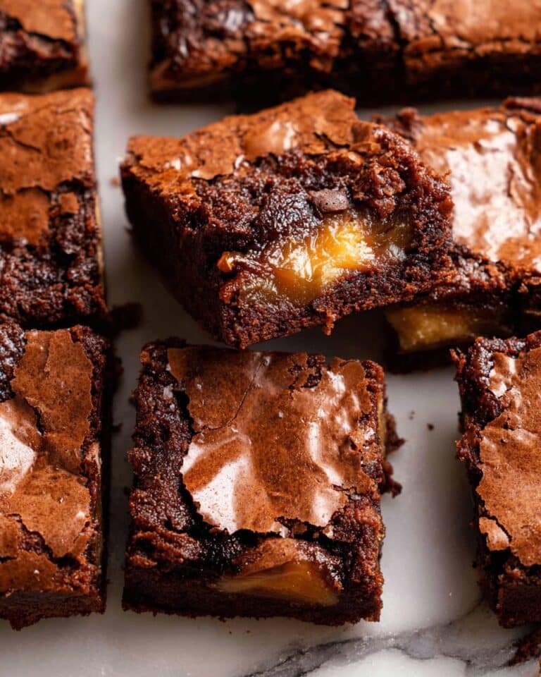 Salted Caramel-Stuffed Brownies Recipe