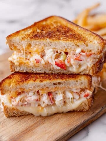 Cheesy Crab Melt Recipe