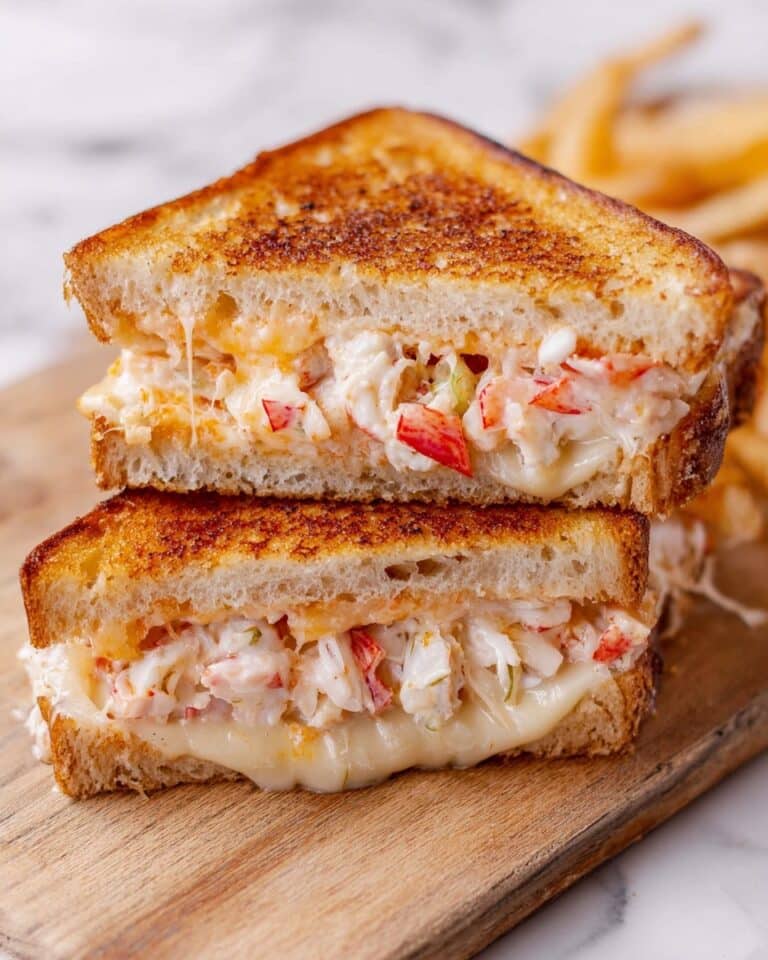 Cheesy Crab Melt Recipe