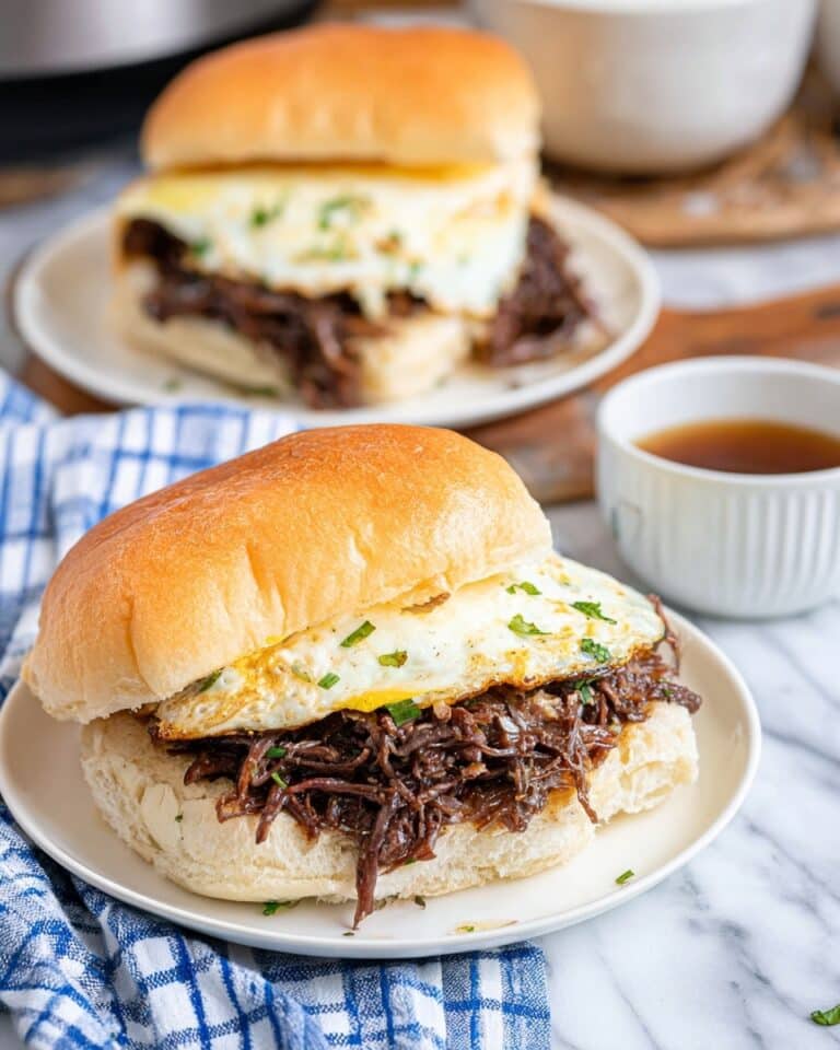 Instant Pot French Dip Sandwiches Recipe