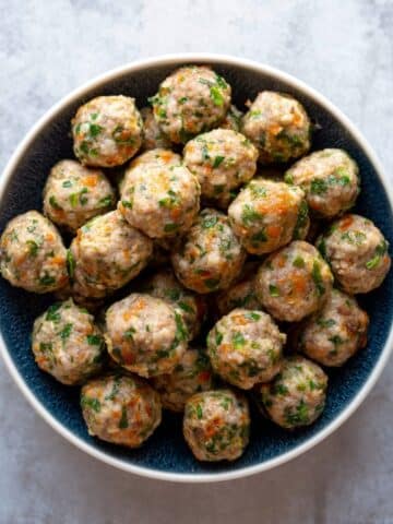 Loaded Veggie Turkey Meatballs Recipe