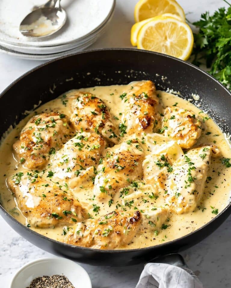 Creamy Lemon Chicken Recipe