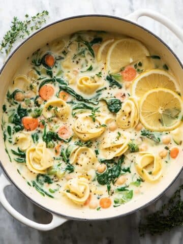 Vegan Tortellini Soup Recipe