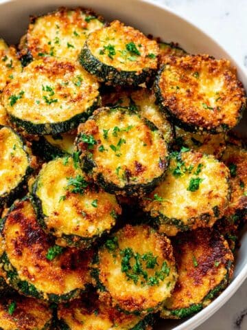 Crispy Parmesan Garlic Air Fryer Zucchini Recipe