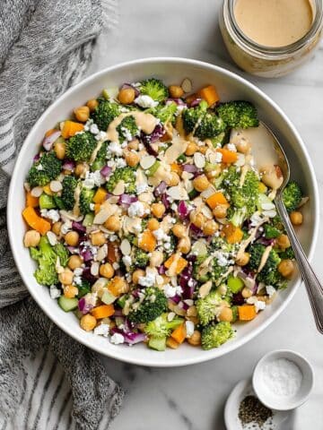 Chopped Broccoli and Chickpea Salad Recipe