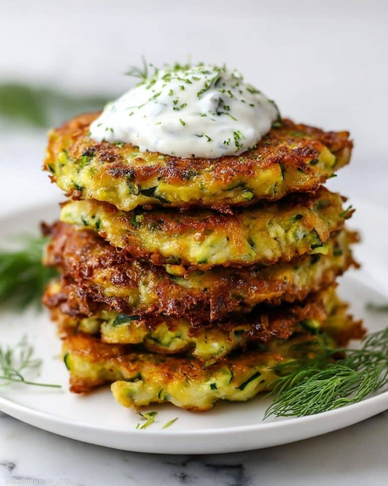 Zucchini Fritters with Dill and Feta Recipe