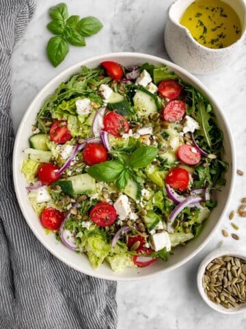 Lemon Orzo Salad with Goat Cheese Recipe