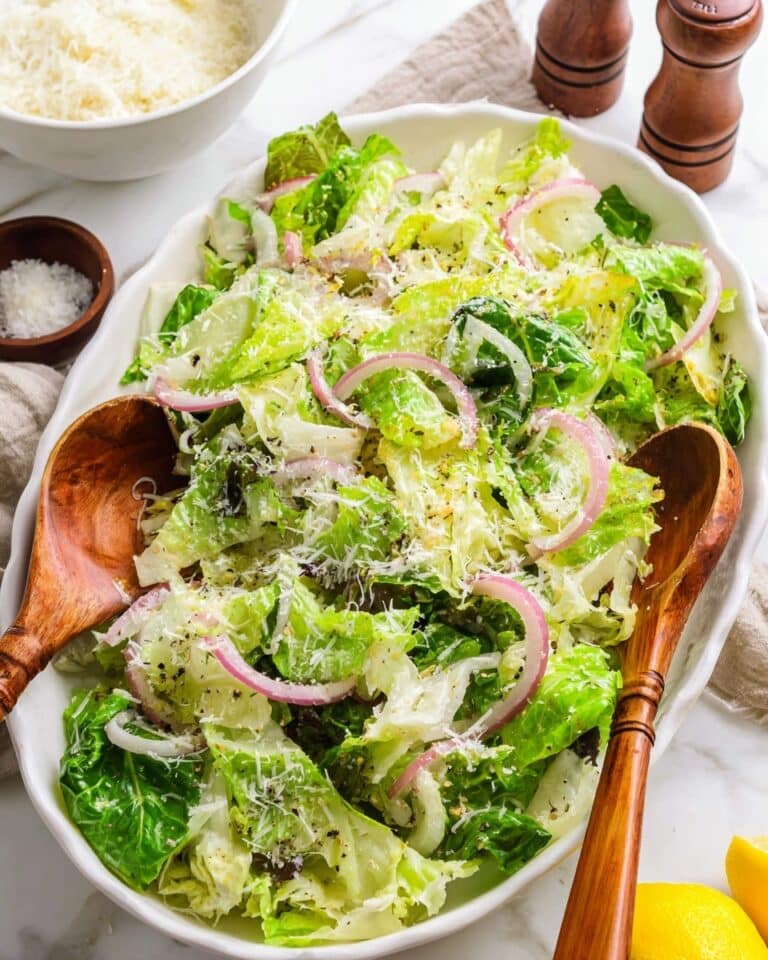 Lemon Parmesan Chopped Salad Recipe