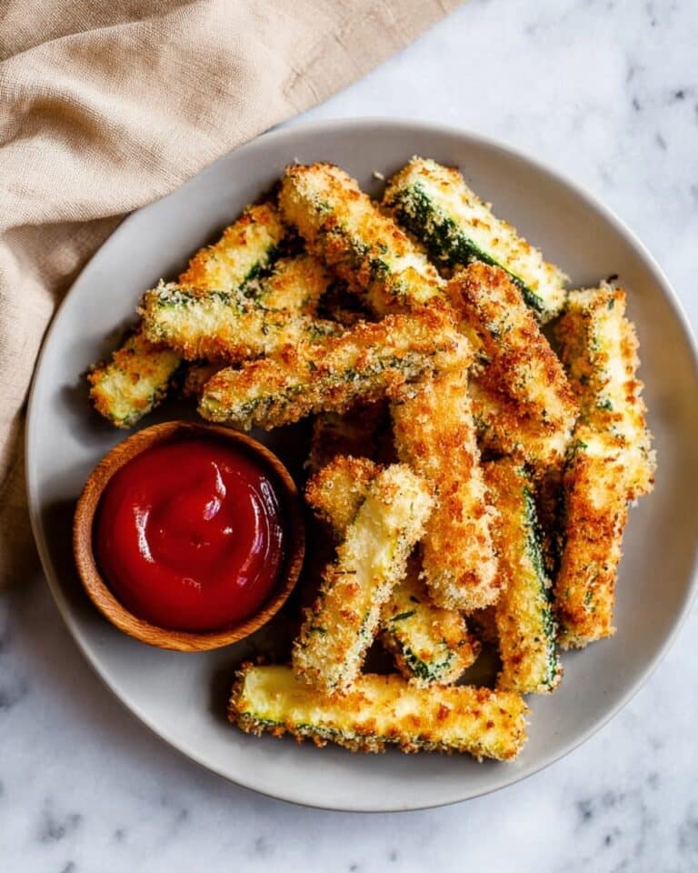 Crispy Air Fryer Zucchini Fries Recipe