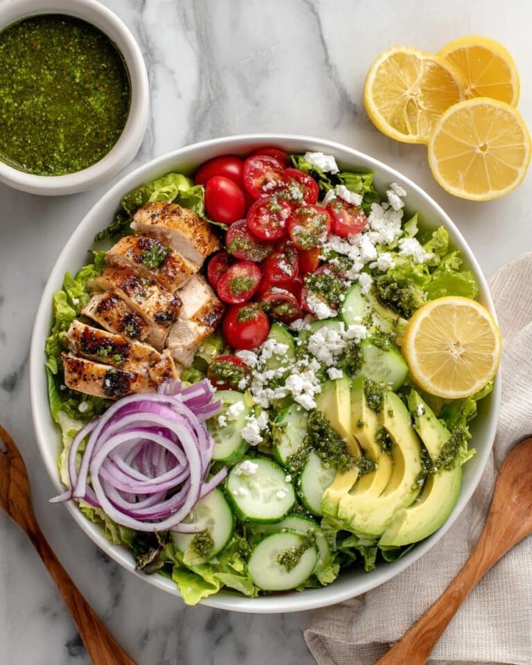 Pesto Grilled Chicken Avocado Salad Recipe