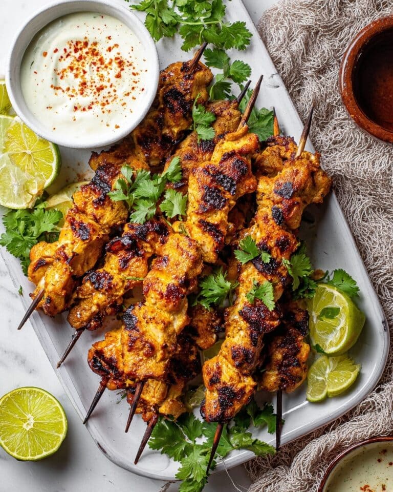 Homemade Bang Bang Chicken Skewers Recipe