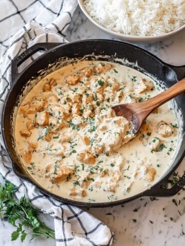 Smothered Chicken and Rice Recipe