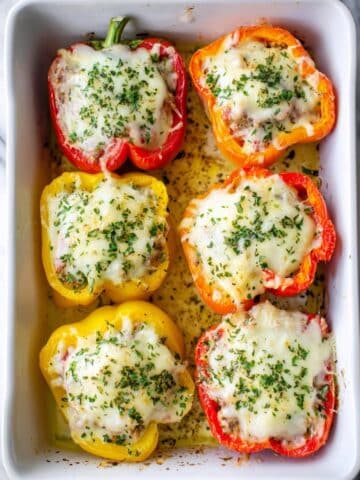 Philly Cheesesteak Stuffed Peppers Recipe