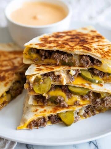 Cheeseburger Quesadilla Recipe