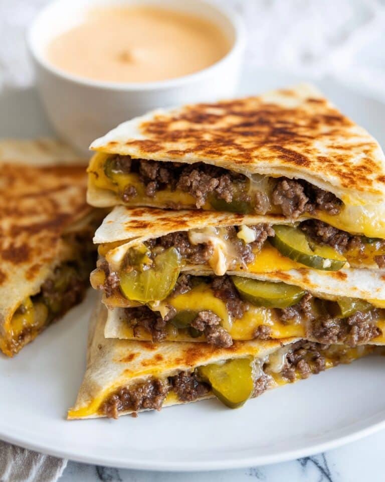 Cheeseburger Quesadilla Recipe