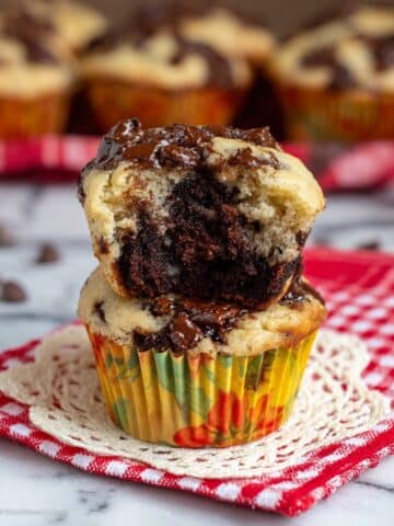 Banana Marble Muffins Recipe
