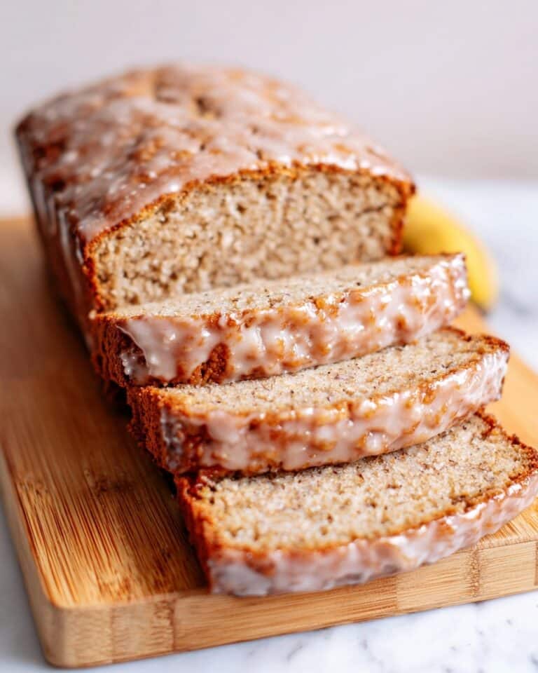 Maple Glazed Banana Bread Recipe