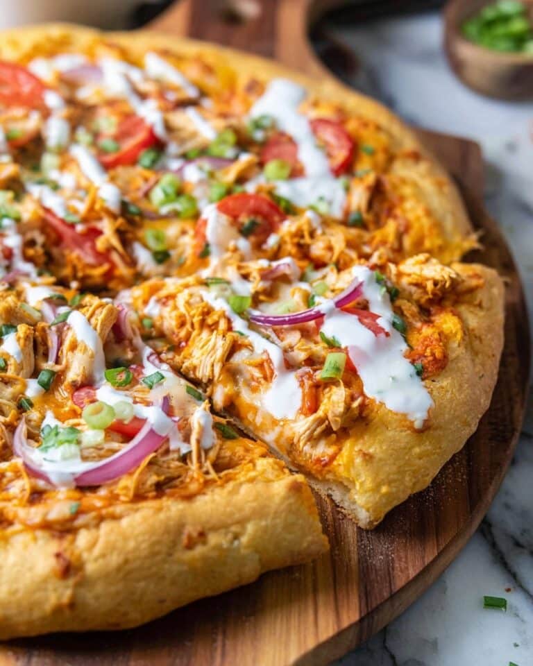 Buffalo Chicken Pizza Recipe