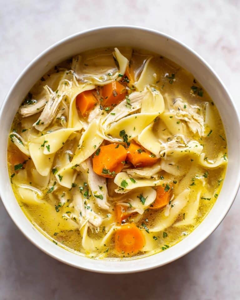Homemade Instant Pot Chicken Noodle Soup Recipe
