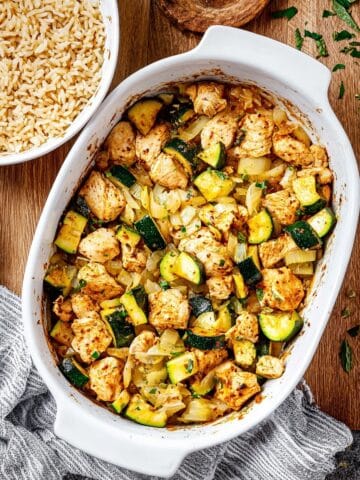 Easy Baked Chicken and Zucchini Recipe