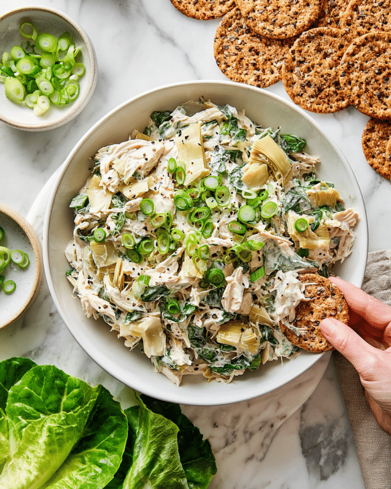 Spinach Artichoke Chicken Salad Recipe