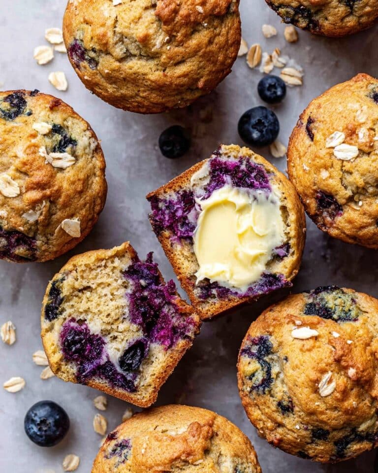 Blueberry Oatmeal Muffins Recipe