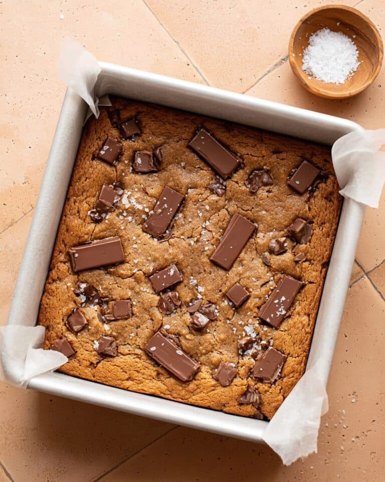 Chickpea Blondies with Chocolate Chunks Recipe