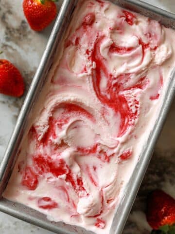 Easiest No Churn Strawberry Ice Cream Recipe