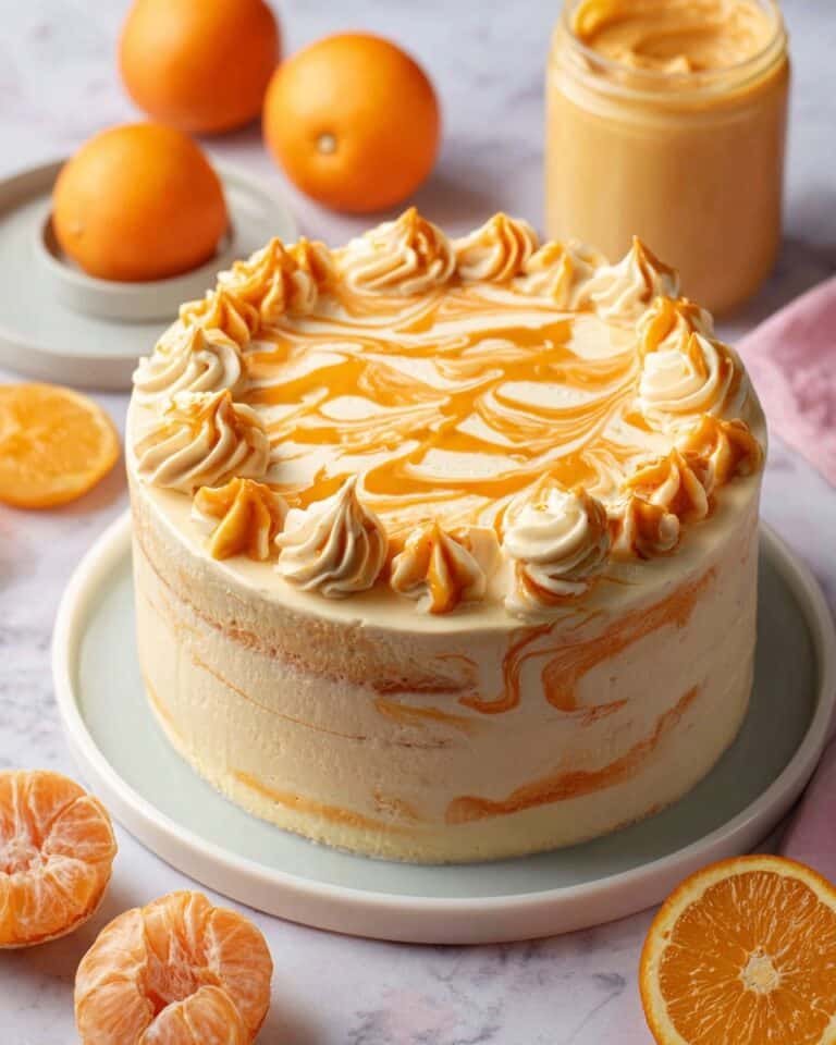 Vegan Orange Layer Cake with Orange Buttercream and Optional Curd Recipe