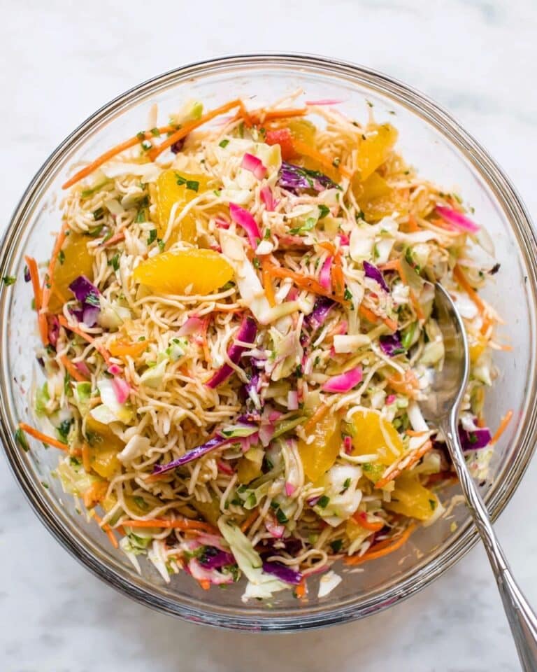 Chinese Chicken Salad with Ramen Noodles and Sesame Ginger Dressing Recipe