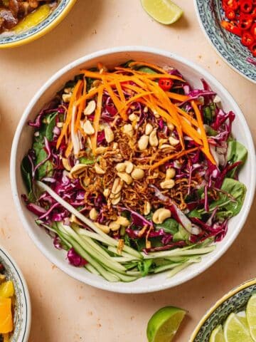 Bok Choy Slaw with Thai Chili Lime Dressing Recipe
