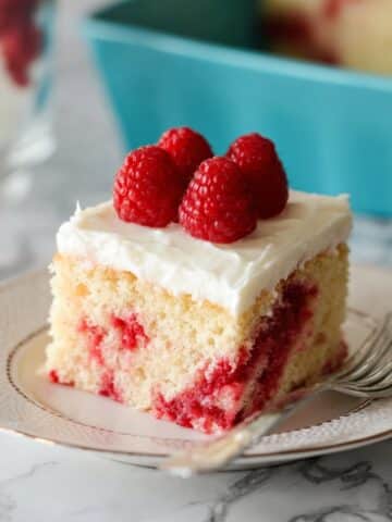 Raspberry Poke Cake Recipe