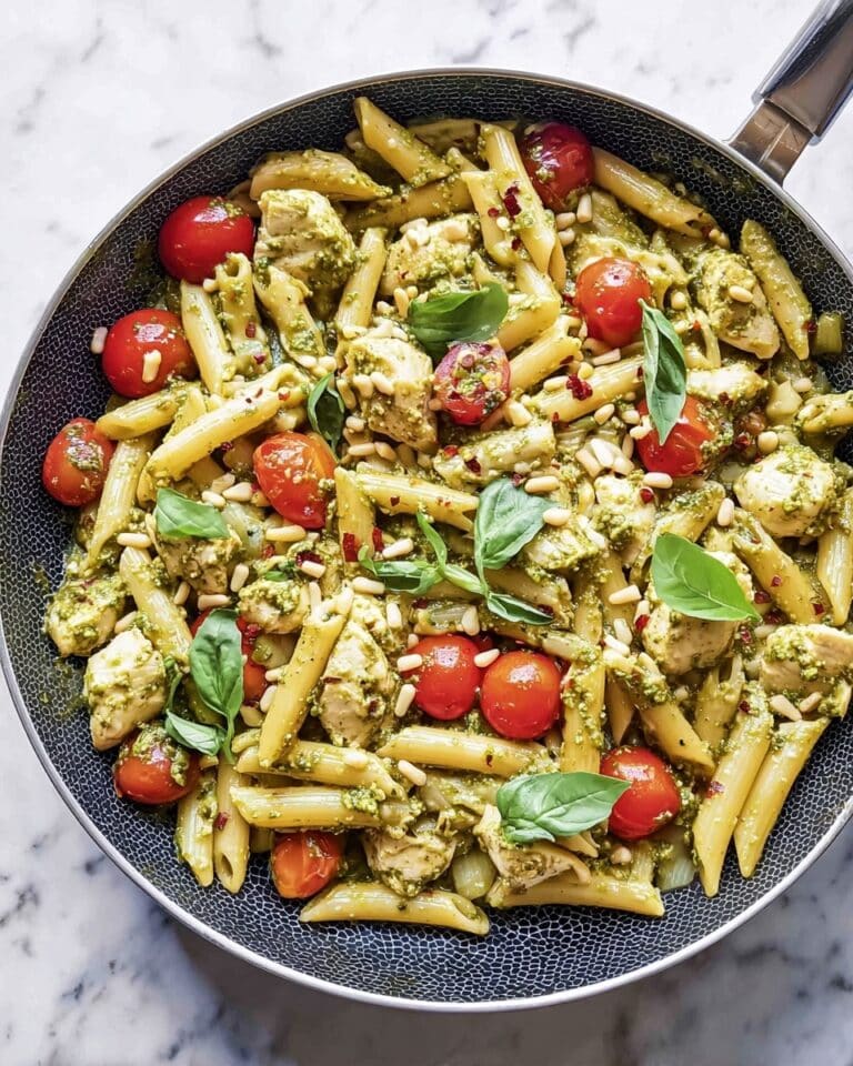 Easy Chicken Pesto Pasta Recipe