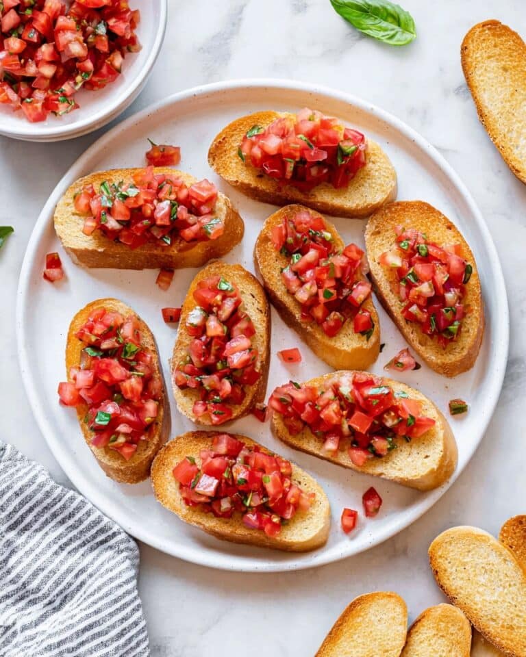 Easy Bruschetta Recipe
