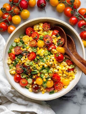 Grilled Corn and Cherry Tomato Salad Recipe