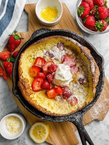 Strawberry Dutch Baby: German Pancake Recipe