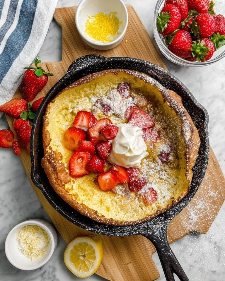 Strawberry Dutch Baby: German Pancake Recipe