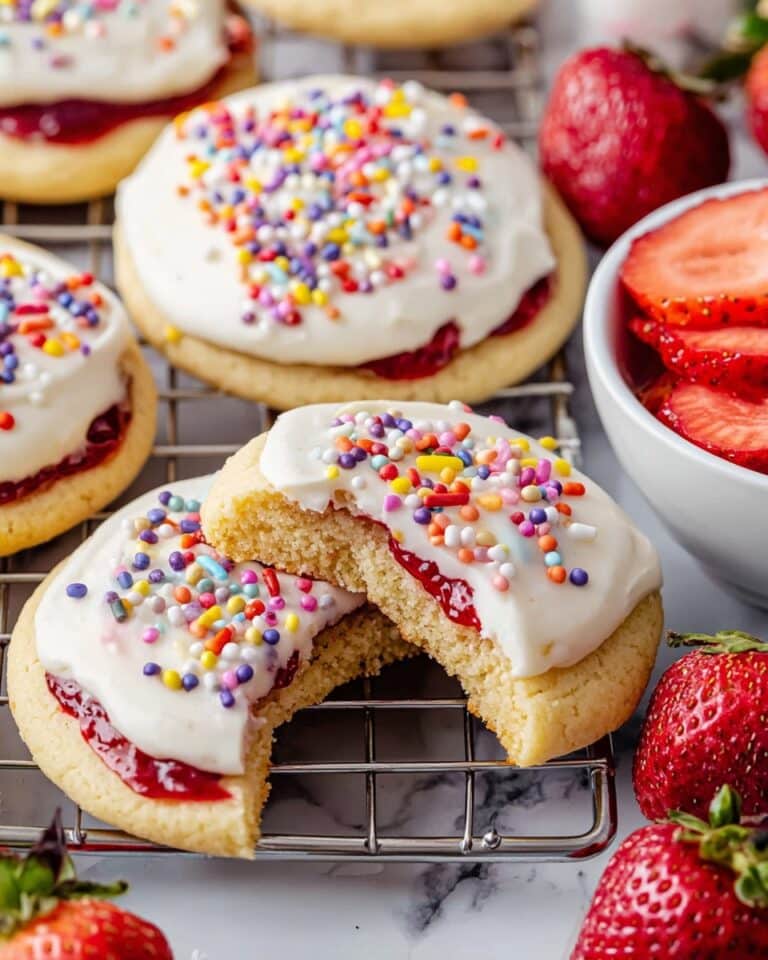 Strawberry Pop Tart Cookies Recipe