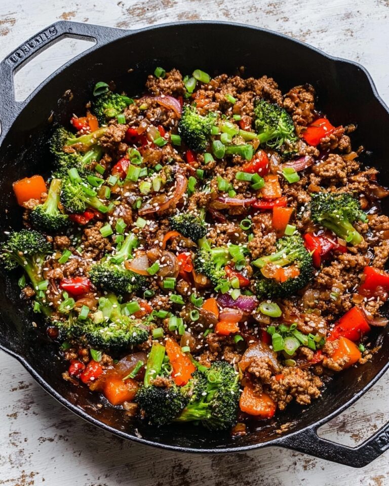 Ginger Sesame Ground Chicken Stir Fry Recipe