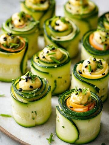 Cucumber Roll-Ups with Avocado, Turkey, and Lime Recipe