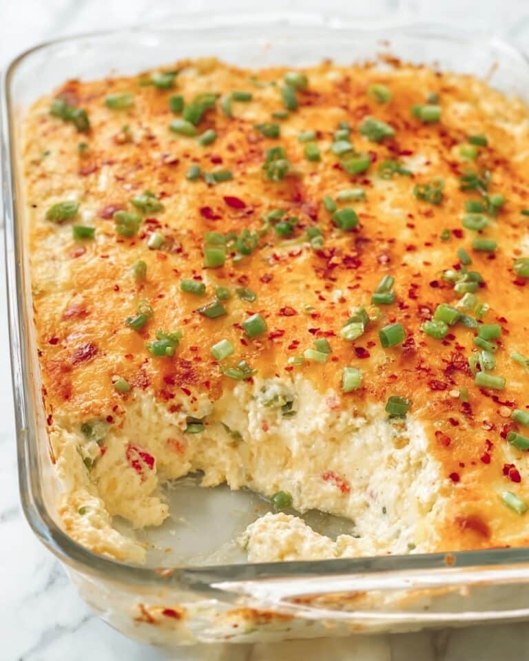 Green Chile Cheesy Potato Casserole Recipe