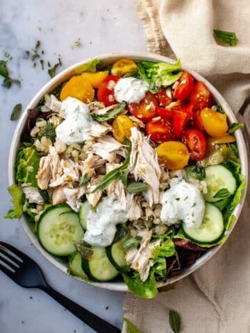 Mediterranean Chicken Couscous Bowl Recipe