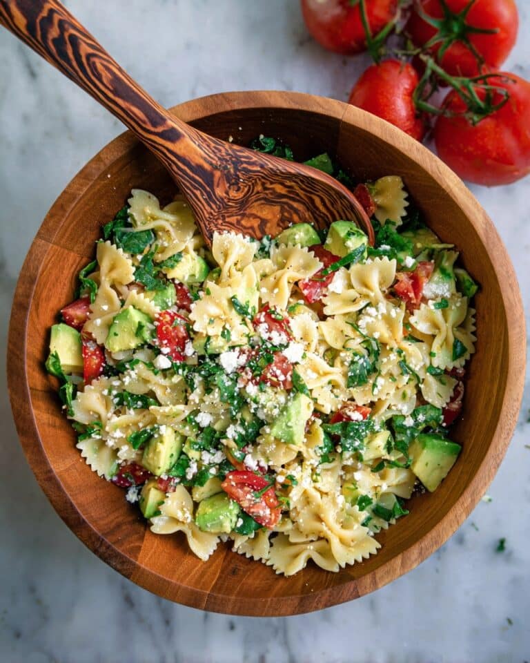 Mediterranean Pasta Salad with Arugula and Feta Recipe